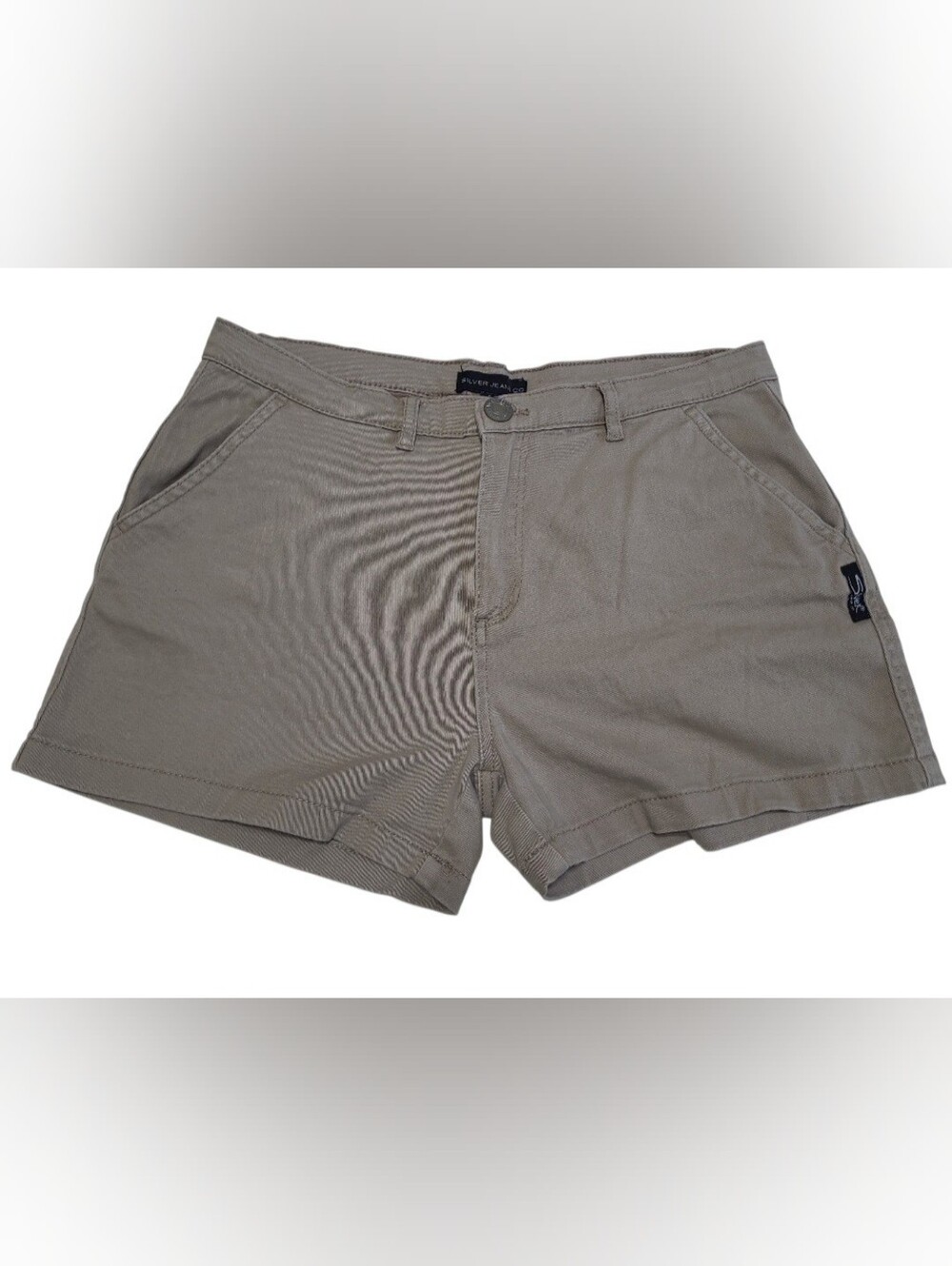 ⭐️ Silver Jeans Beige/Taupe Cotton Jean Shorts Sz 6